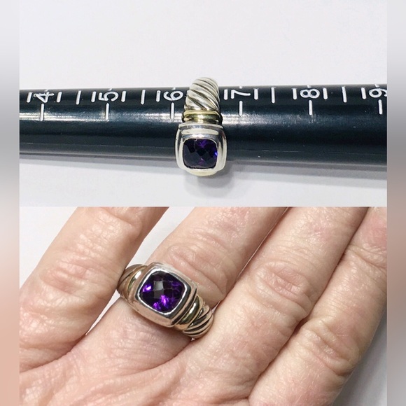 David Yurman Amethyst Ring - Picture 5 of 8